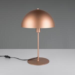 Trio Lighting Настолна лампа Nola, кафе, височина 45 см, метал, Кафяв / ръждив, Дневна/трапезария, Метал, Скандинавски