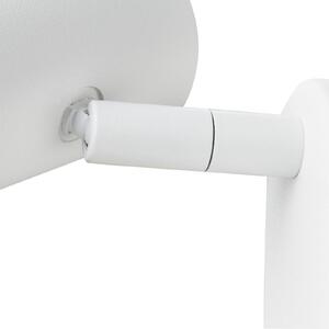 SLV LED стенен прожектор Noblo, 2700 K, бял, 13 cm, метал, Затъмняване, Бял, Дневна/трапезария, Алуминий, Модерен