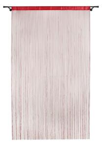 Червена завеса за врата 100x200 cm String - Mendola Fabrics