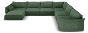 Тъмнозелен ъглов диван (десен ъгъл) Vanda - Mazzini Sofas