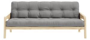 Сив разтегателен диван 204 cm Grab - Karup Design