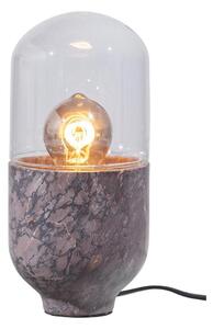 Настолна лампа ASEL 1xE27/25W/230V мрамор сив/кафяв