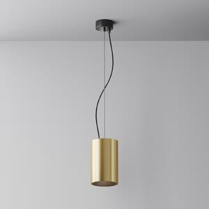Maytoni LED висящо осветление Efir, златист мат, Ø 10,5cm, 33W, 38°, Злато / месинг, Дневна/трапезария, Алуминий, Модерен