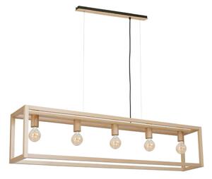 Полилей на въже LEGNO 5xE27/60W/230V