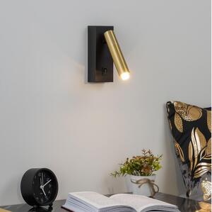 Brilagi - LED Димируем стенен спот MAYA 1xG9/4W/230V черен/златист