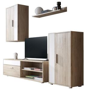 Комплект ТВ шкаф Зафира Сонома 200x35x190 см