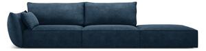 Тъмносин шезлонг (ляв ъгъл) Vanda – Mazzini Sofas