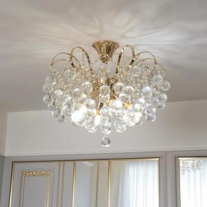 Brilagi - Полилей за повърхностен монтаж CRYSTAL 6xE14/60W/230V златист