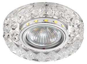 LUXERA 71074 - Вградено осветително тяло CRYSTALS 1xGU10/50W/230V + LED лента