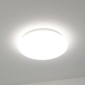 DOTLUX LED осветление за таван LUNA, бяло, Ø 33 cm, PMMA, CCT IP44, Бял, Баня, Пластмаса, Модерен