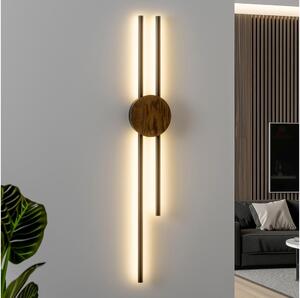 Brilagi - LED стенен лампион WOODY COLLINE LED/15W/230V 80 см дъб/орех