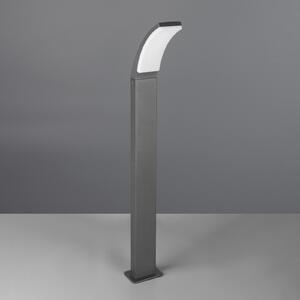 Reality Leuchten LED осветление за пътеки Beja, антрацит, алуминий, височина 100 cm, Черен, Алуминий, Модерен