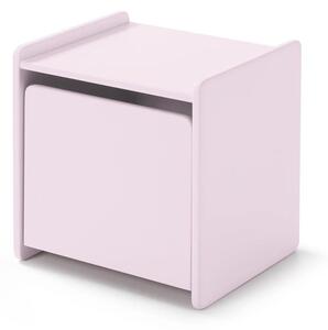 Розово нощно шкафче Kiddy - Vipack