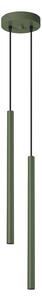 Sollux SL.1519 - Пендел PASTELO 2xG9/8W/230V зелен