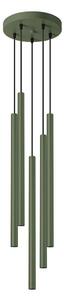 Sollux SL.1522 - Пендел PASTELO 5xG9/8W/230V зелен