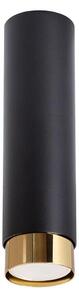 Sollux SL.1411 - Спот NERO 1xGU10/10W/230V 22,5 см черен/златист