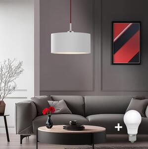 Eglo - LED Полилей на кабел TUNJA 1xE27/60W/230V бял