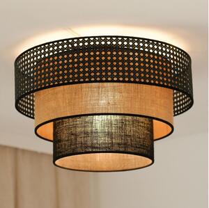 Brilagi - таванно осветително тяло DAKOTA LUNETA 1xE27/15W/230V, Ø45 см, черно/р