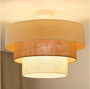 Brilagi полилей DENVER LUNETA 1xE27/15W/230V пр. 45 беж/кафяв/крем