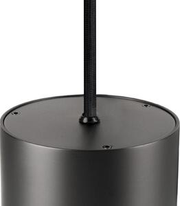 SLV LED висяща лампа Oculus, бронзов цвят, Ø 9 см, с функция „dim to warm“, Затъмняване, Бронзов / античен месинг, Дневна/трапезария, Алуминий, Модерен