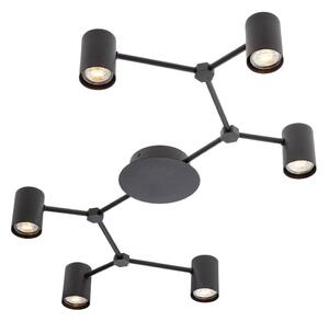 Redo 01-4048 - Спот WEBB 6xGU10/10W/230V черен