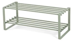 Сиво-зелена метална стойка за обувки 70x29x27 cm Rex – Spinder Design