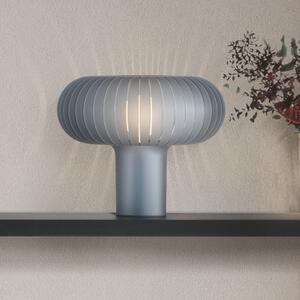 Kartell Настолна лампа Teresa Frozen, небесно синя, с регулируема яркост, E27, Затъмняване, Син, Дневна/трапезария, Пластмаса, Дизайн