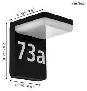 Eglo 98091 - LED Домашен номер AMAROSI LED/11W/230V IP44