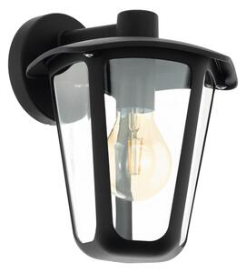 Eglo 98121 - Екстериорна Стенна лампа MONREALE 1xE27/60W/230V черна IP44