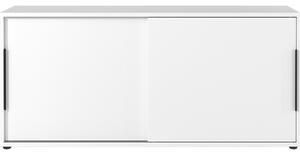 Бял шкаф с плъзгаща се врата 160x74 cm Mailand - Germania