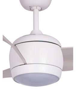 Lucci air 512911 - LED Вентилатор за таван AIRFUSION LED/20W/230V дърво/бял + д.у