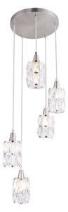 Globo 15760-5 - Пендел WOLLI 5xE14/40W/230V