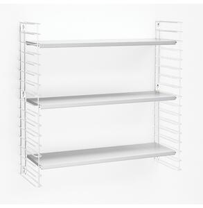 Рафт на 3 нива с бели рафтове, ширина 70 cm Libro - Metaltex