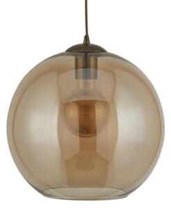 Searchlight 1621AM - Висящ полилей BALL 1xE27/60W/230V кафяв