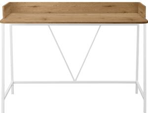 Работна маса с дъбов плот 50x120 cm Savona – Støraa