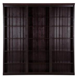 Кафява библиотека от масивен бор 222x223 cm Anita – Støraa