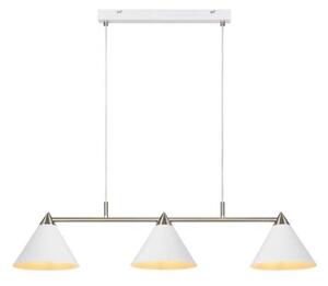 Markslöjd 108075 - Висящ полилей KLINT 3xE14/40W/230V бял