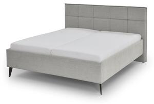 Светлосиво двойно легло 180x200 cm Paulo – Meise Möbel