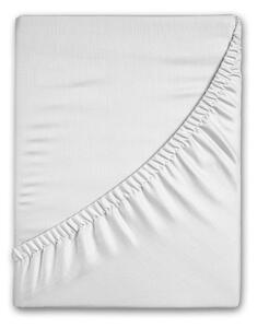 Бял еластичен фланелен чаршаф 140x200 cm – Good Morning