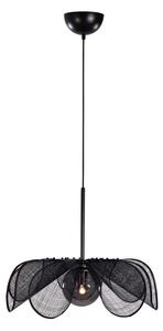 Черно висящо осветително тяло ø 63 cm Styrka – Markslöjd