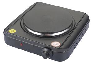 Котлон Rosberg R51445KR, 1500W, 18.5 см, Ръчно управление, 4 степени, Черен мат