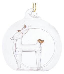 Стъклена коледна топка Reindeer – Dakls