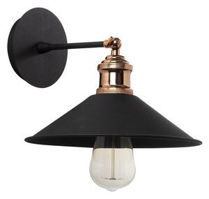 Черна стенна лампа ø 24 cm Berceste – Opviq lights