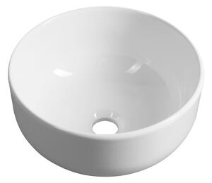 Бяла керамична кръгла мивка ø 33 cm Emmi – Sapho