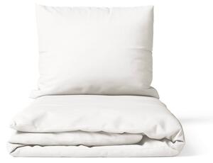 Бяло единично спално бельо от микросатен 140x200 cm Basic – Bonami Essentials