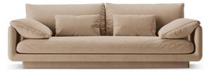 Бежов кадифен диван 220 cm Torino – Micadoni