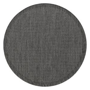 Тъмносив кръгъл външен килим ø 160 cm Giza – Ayyildiz Carpets