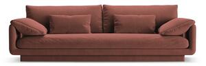 Розов кадифен диван 250 cm Torino – Micadoni