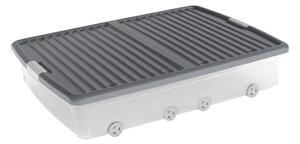 Пластмасова кутия за съхранение под леглото с капак 79x58x16,5 cm W box underbed XL – KIS
