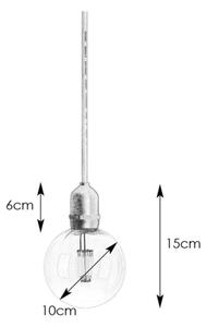 Markslöjd 107989- LED външно висящо осветително тяло GARDEN24 LED/2,86W/24V IP44 черно/прозрачно